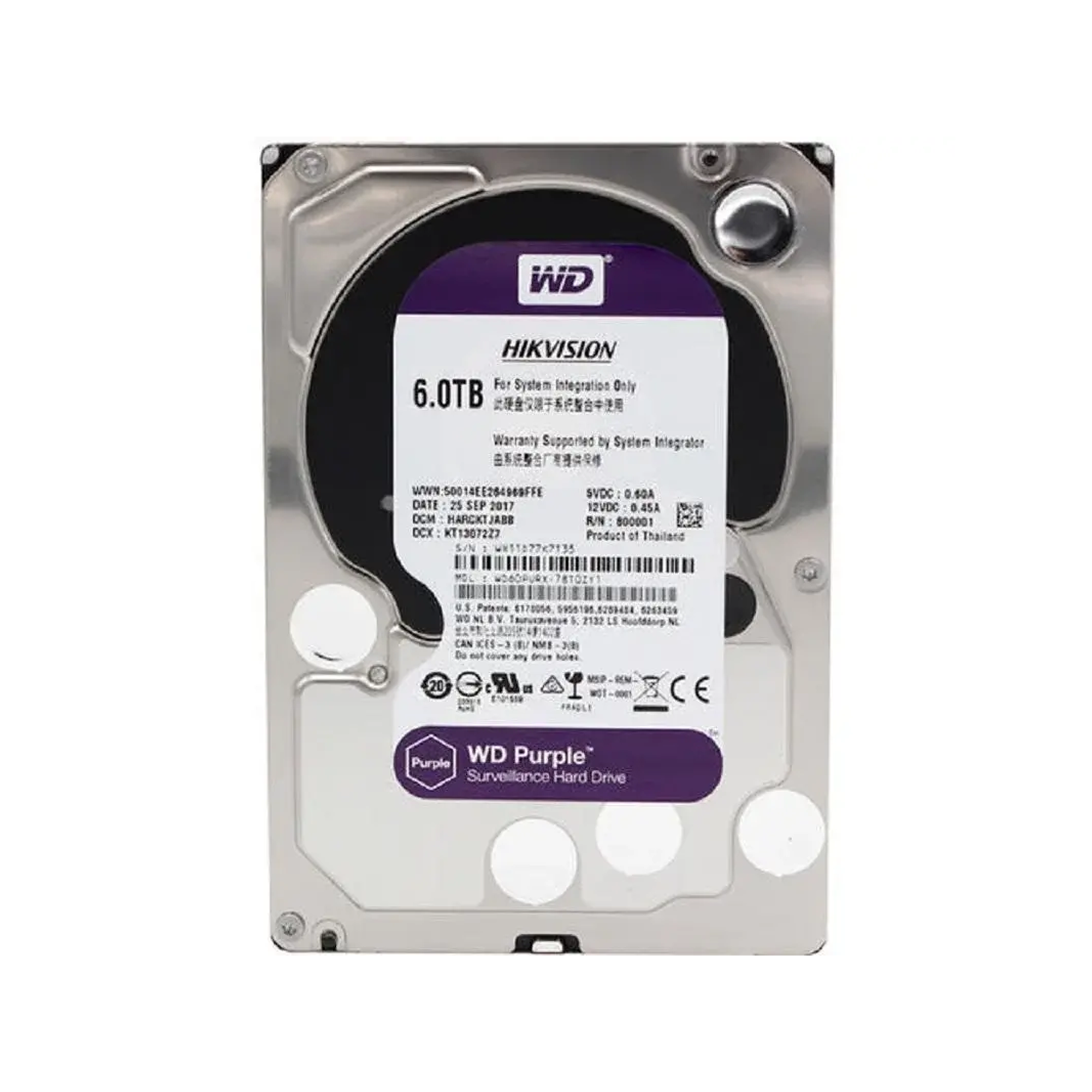 Hikvision DS WD62PURX-78 (Original) HDD-6tb